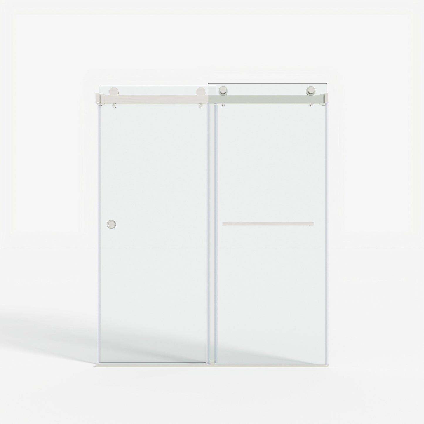 55-59" x 72" Double Sliding Shower Door with Tempered Glass Durable & Waterproof Perfect for Bathrooms