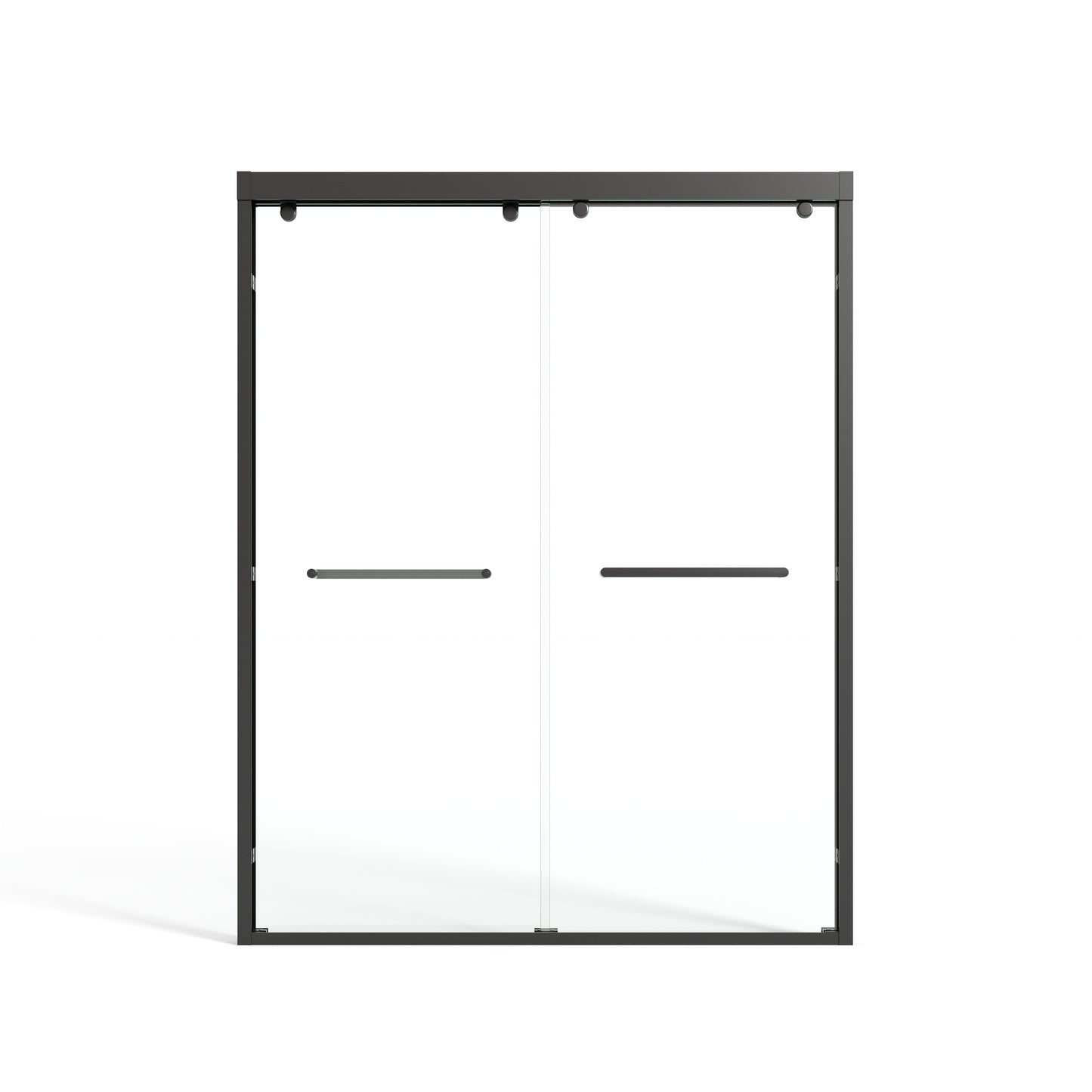 60" x 76" Double Sliding Shower Door with Tempered Glass Durable & Waterproof Perfect for Bathrooms