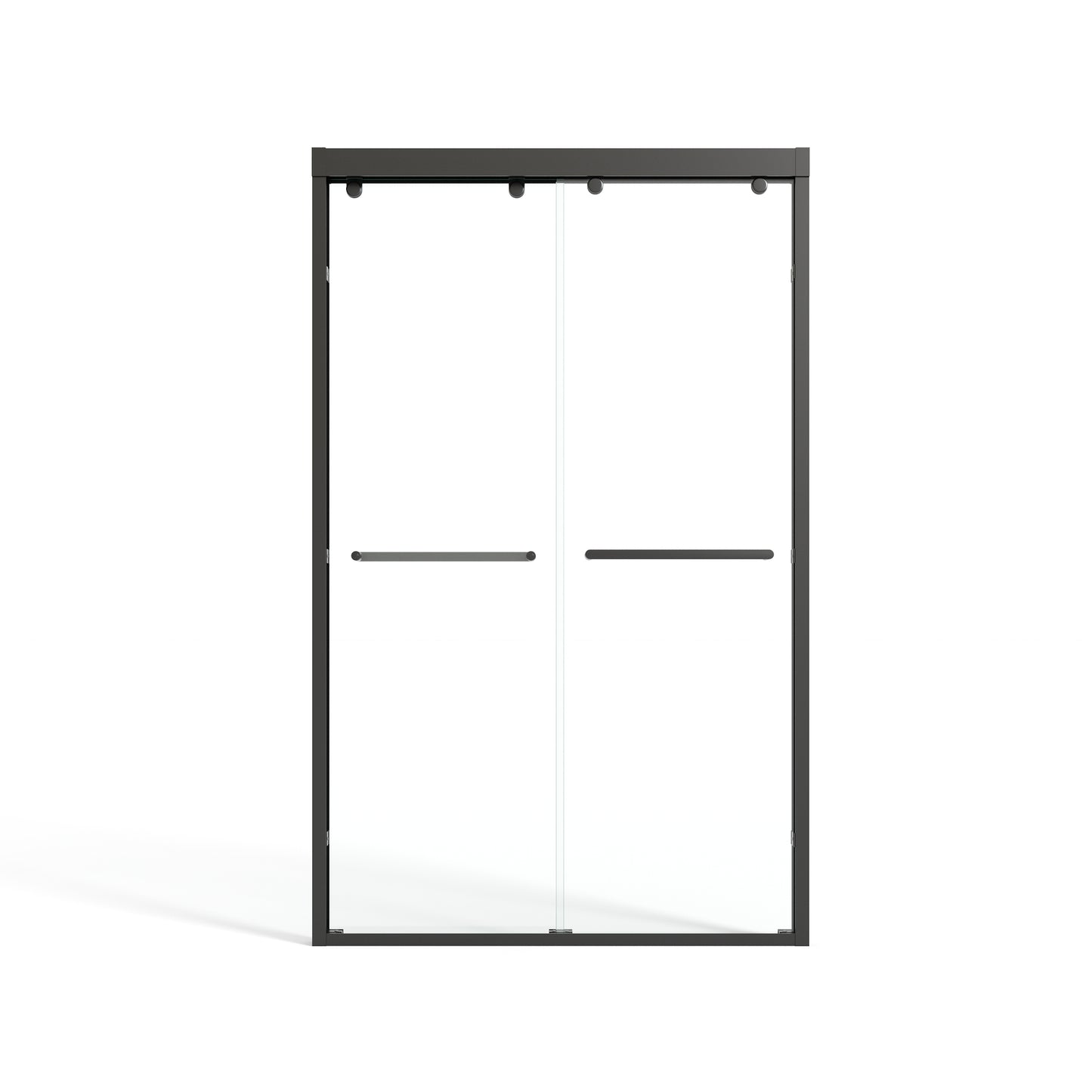 48" x 75" Double Sliding Shower Door with Tempered Glass Durable & Waterproof Perfect for Bathrooms