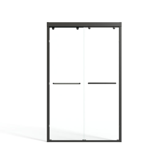 48" x 75" Double Sliding Shower Door with Tempered Glass Durable & Waterproof Perfect for Bathrooms
