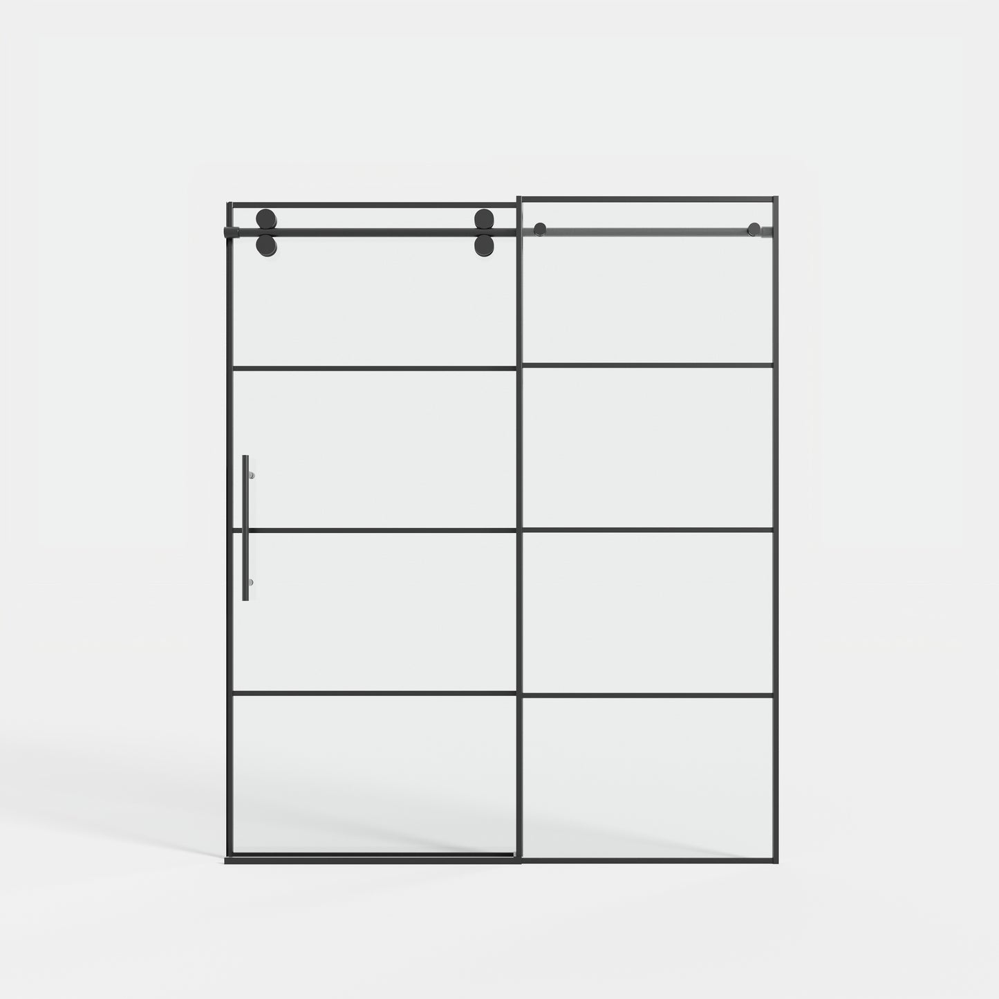 56-60" x 72" Single Sliding Shower Door with Tempered Glass Durable & Waterproof Perfect for Bathrooms