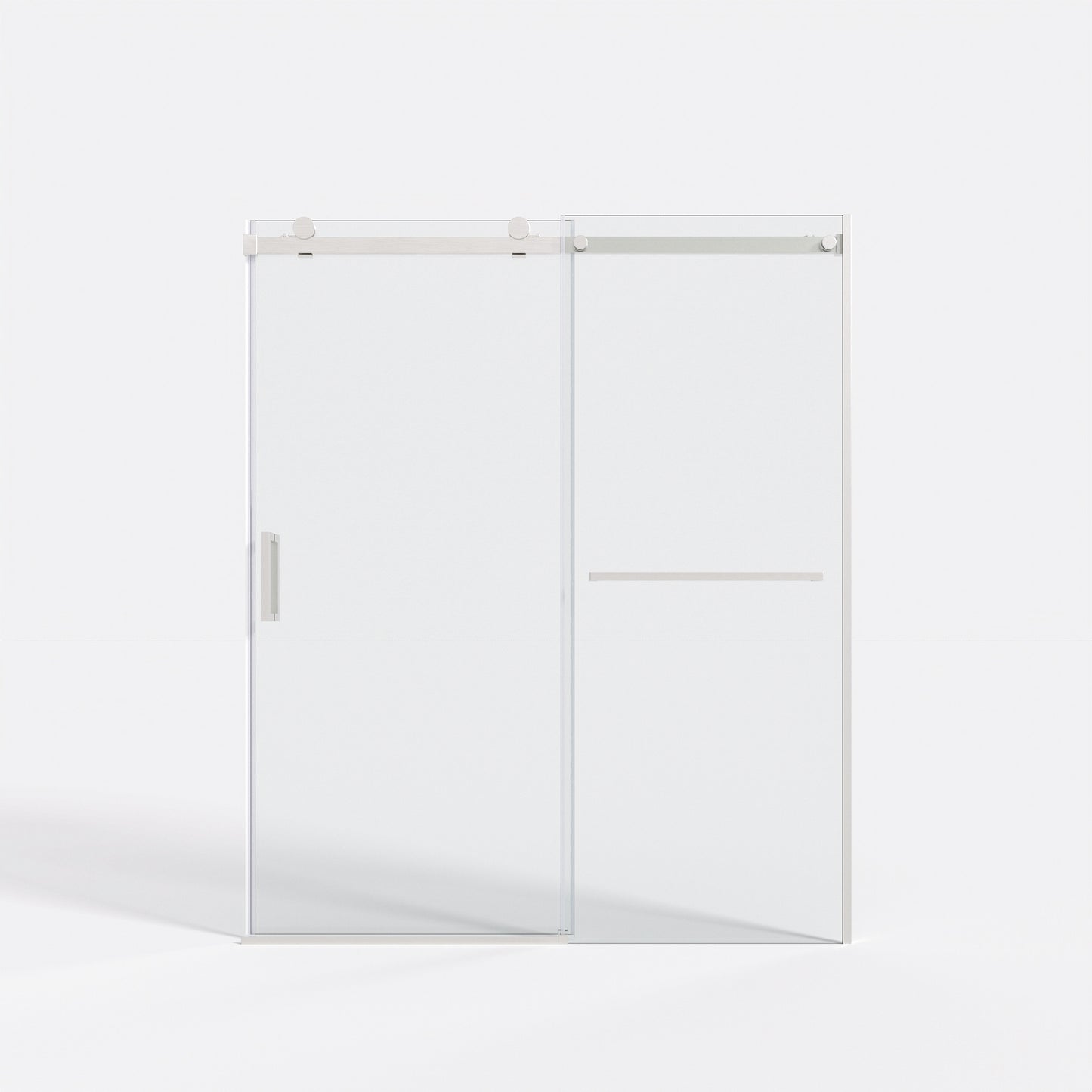 56-60" x 72" Single Sliding Shower Door with Tempered Glass Durable & Waterproof Perfect for Bathrooms