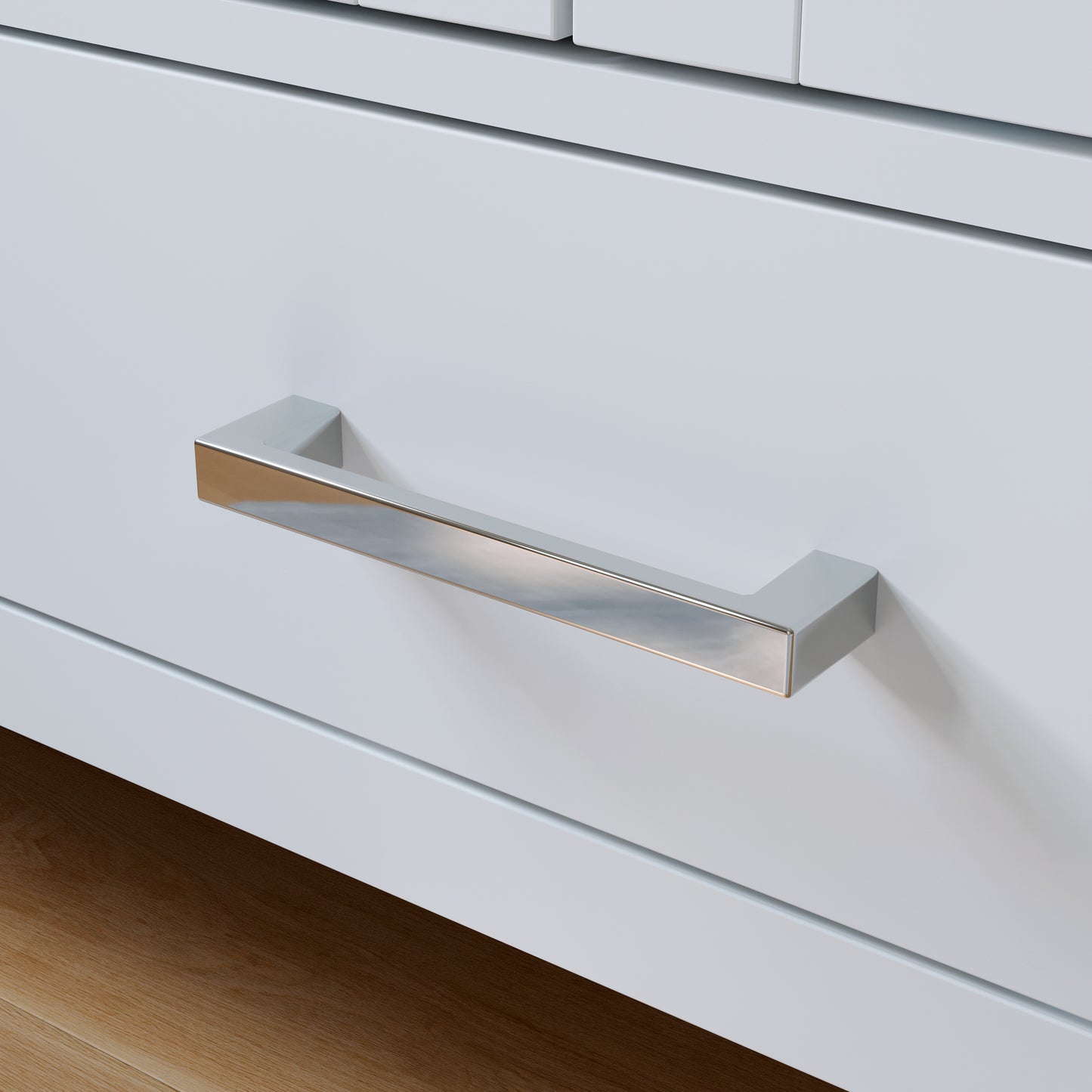 Solid Wood Frame Bathroom Vanity with Spacious Storage