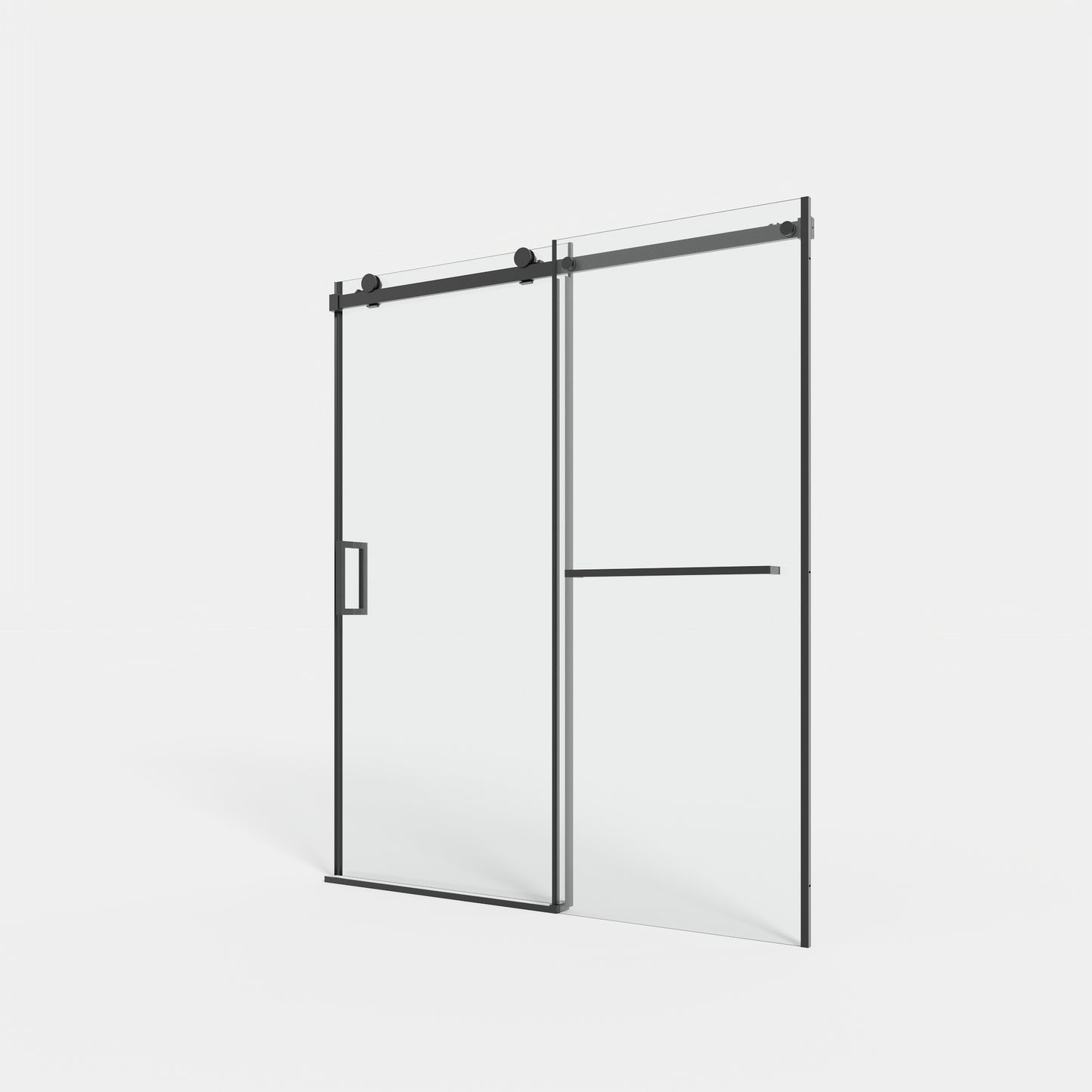 56-60" x 72" Single Sliding Shower Door with Tempered Glass Durable & Waterproof Perfect for Bathrooms