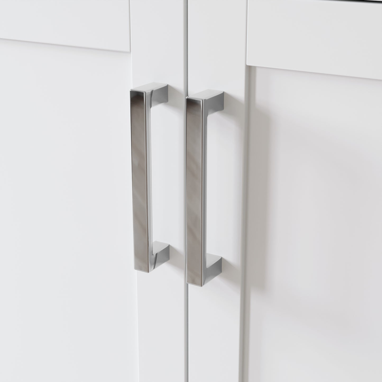 Solid Wood Frame Bathroom Vanity with Spacious Storage