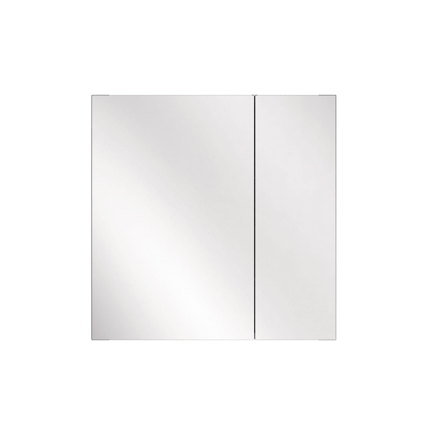 Double Door Premium Medicine Cabinet with Mirror – 30" x 30", Surface or Recessed Mount