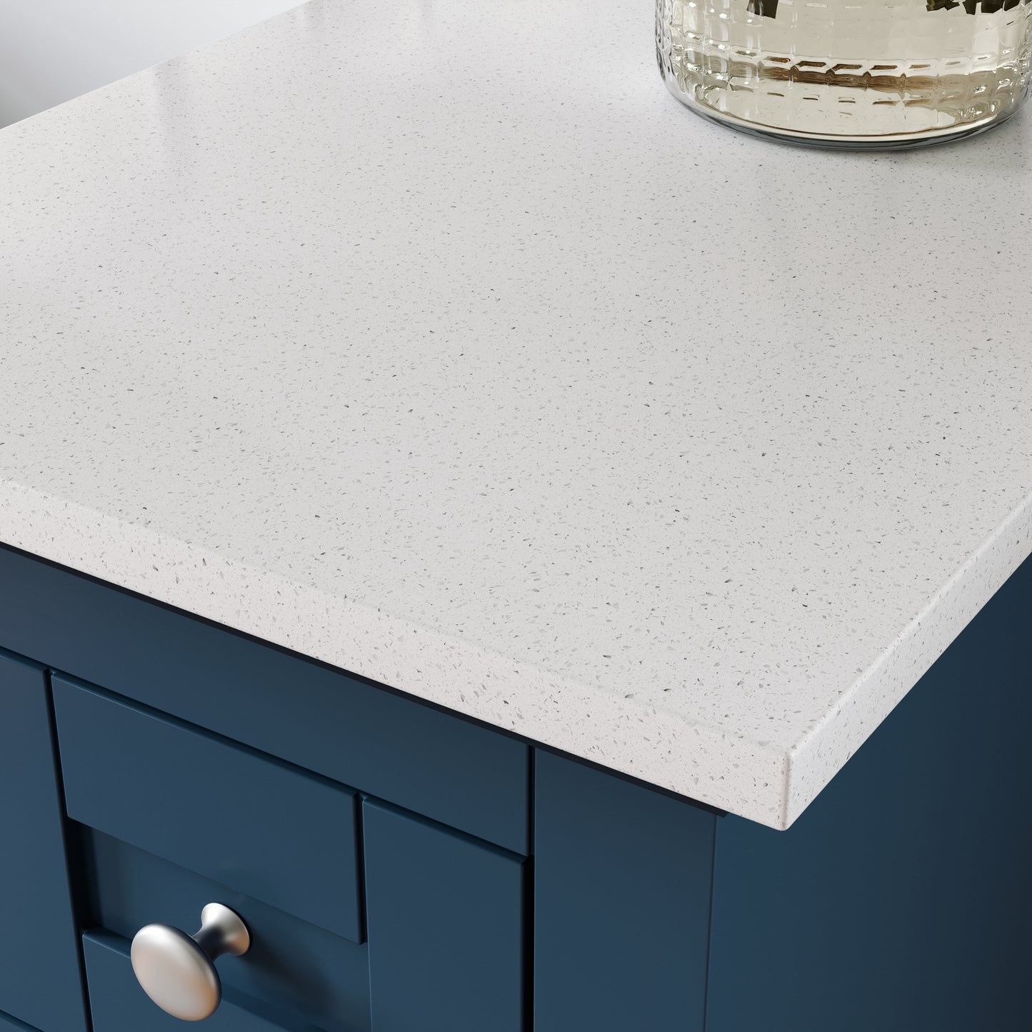 Solid Wood Frame Bathroom Vanity with Spacious Storage