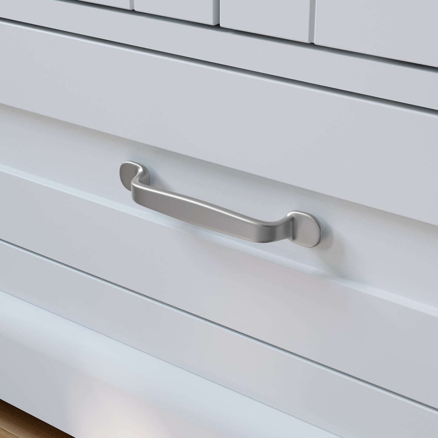 Solid Wood Frame Bathroom Vanity with Spacious Storage