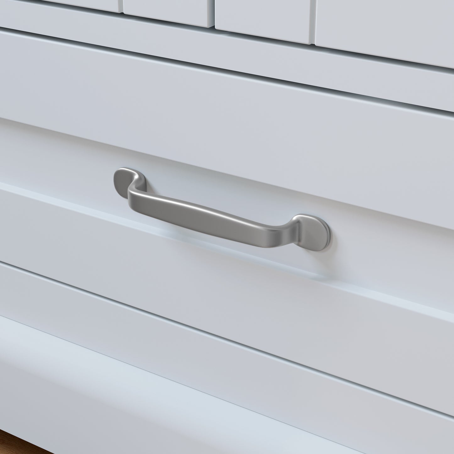 Solid Wood Frame Bathroom Vanity with Spacious Storage