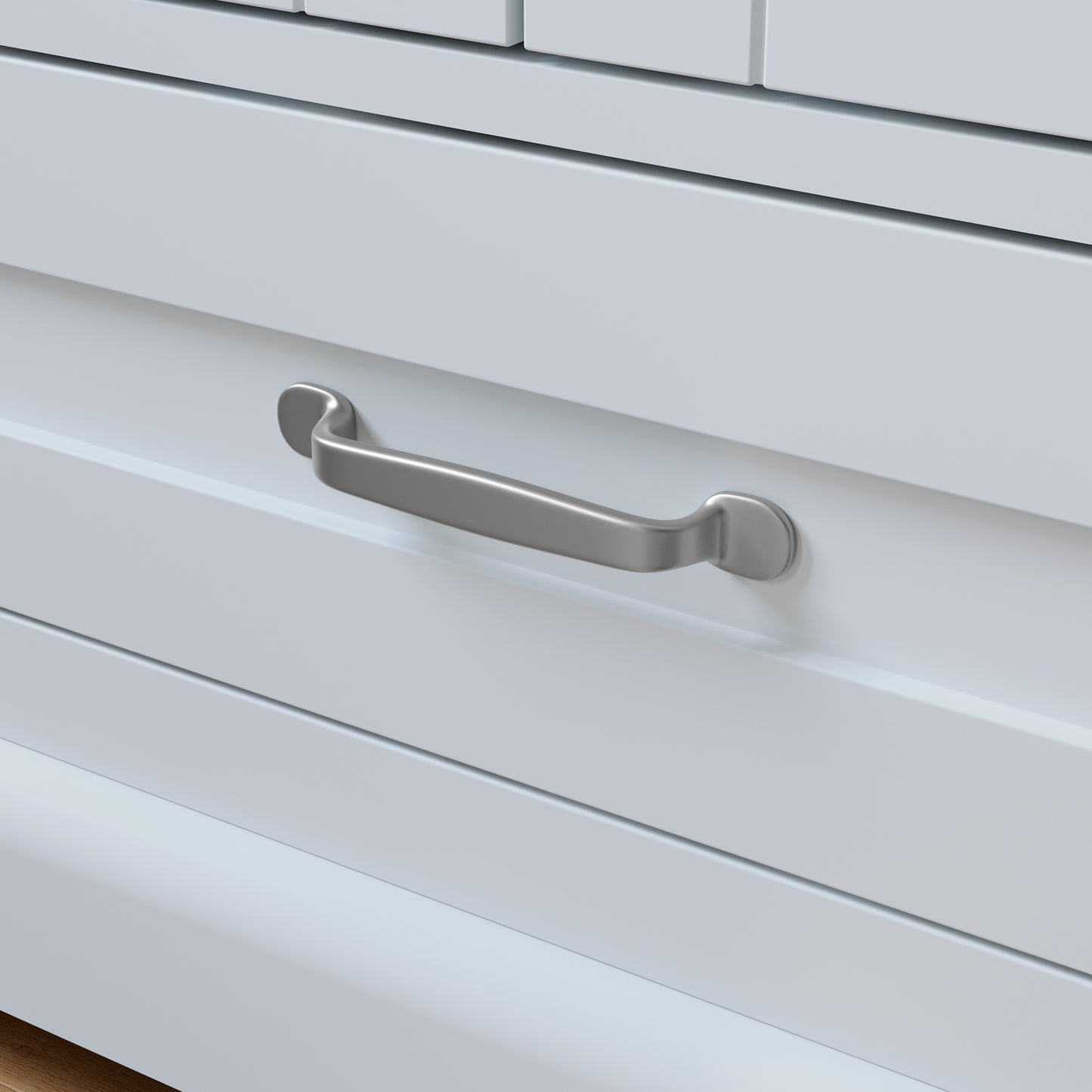 Solid Wood Frame Bathroom Vanity with Spacious Storage