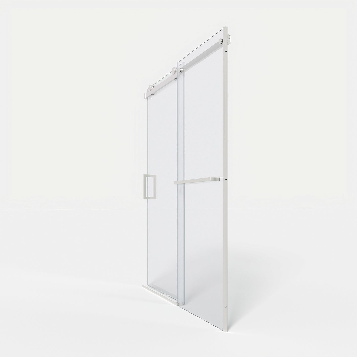 56-60" x 72" Single Sliding Shower Door with Tempered Glass Durable & Waterproof Perfect for Bathrooms