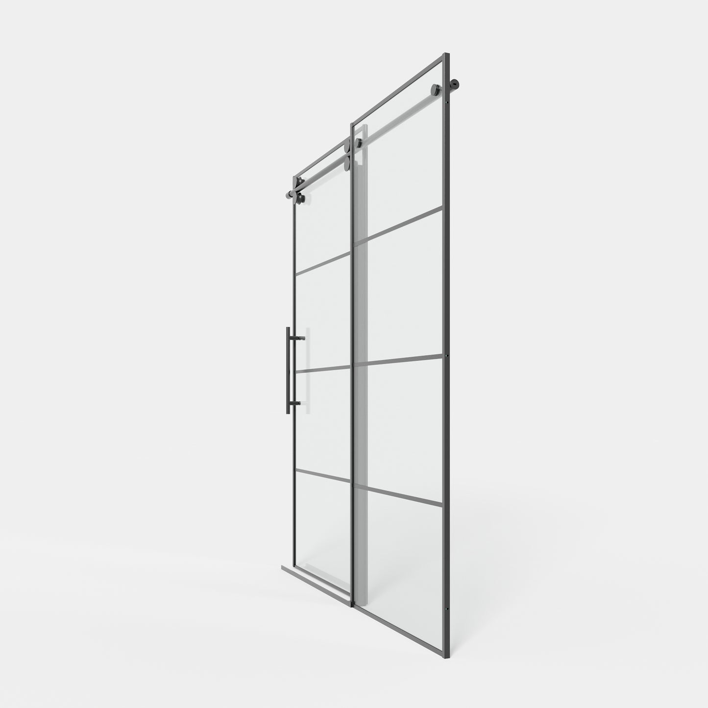 56-60" x 72" Single Sliding Shower Door with Tempered Glass Durable & Waterproof Perfect for Bathrooms