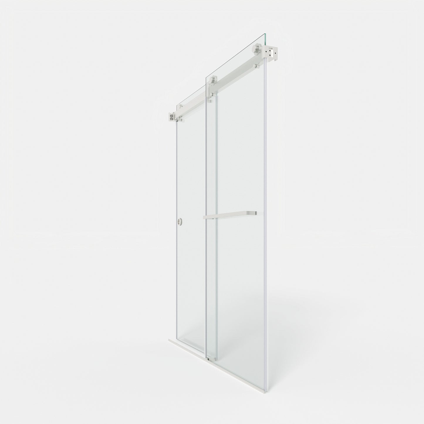 55-59" x 72" Double Sliding Shower Door with Tempered Glass Durable & Waterproof Perfect for Bathrooms