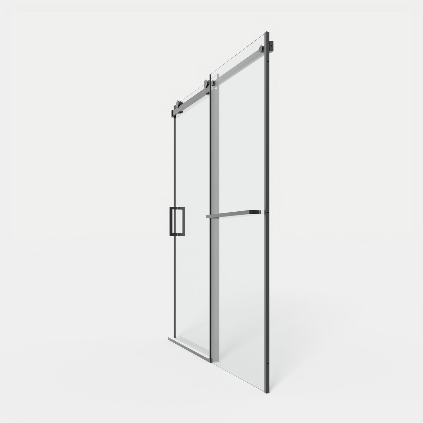 56-60" x 72" Single Sliding Shower Door with Tempered Glass Durable & Waterproof Perfect for Bathrooms