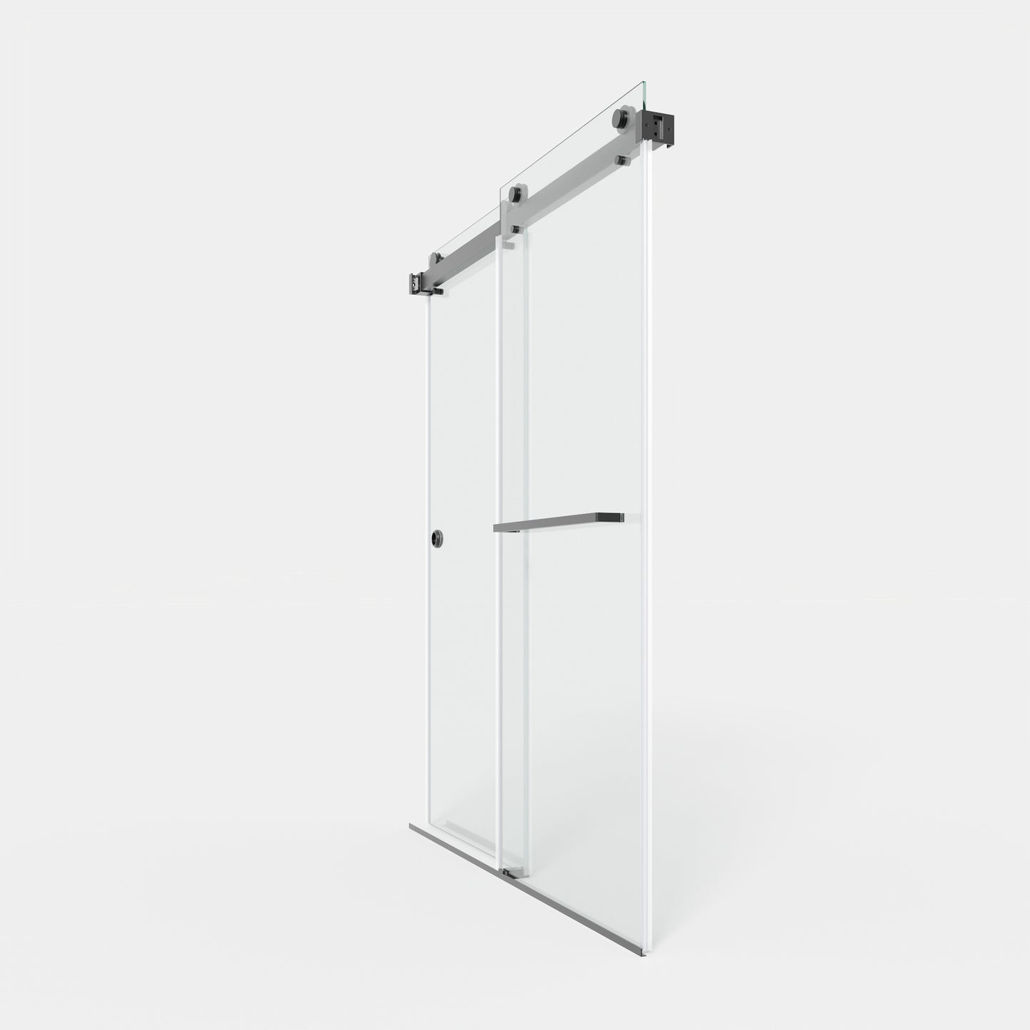 55-59" x 72" Double Sliding Shower Door with Tempered Glass Durable & Waterproof Perfect for Bathrooms