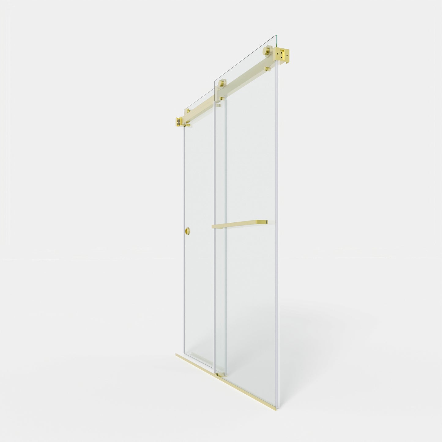 55-59" x 72" Double Sliding Shower Door with Tempered Glass Durable & Waterproof Perfect for Bathrooms