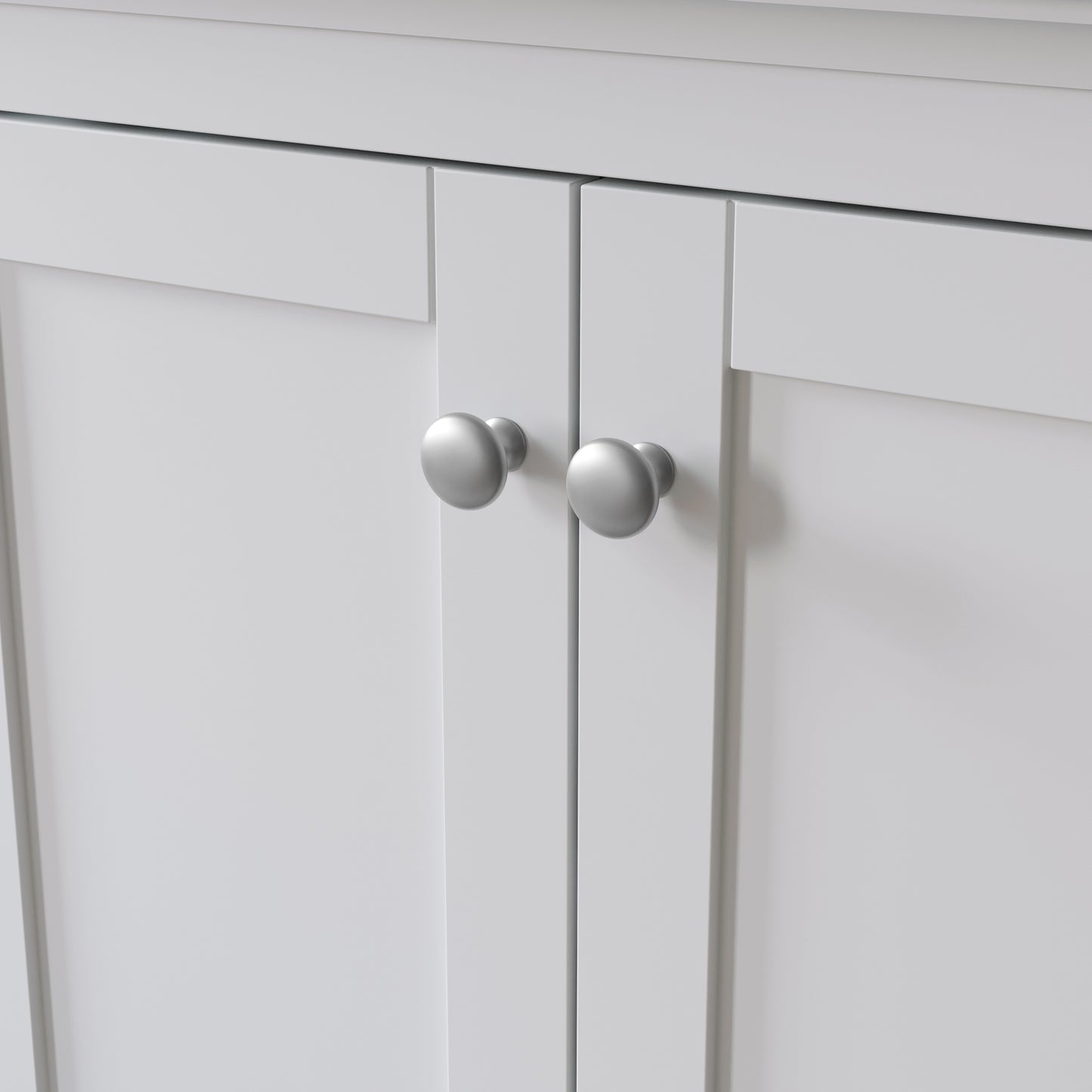 Solid Wood Frame Bathroom Vanity with Spacious Storage