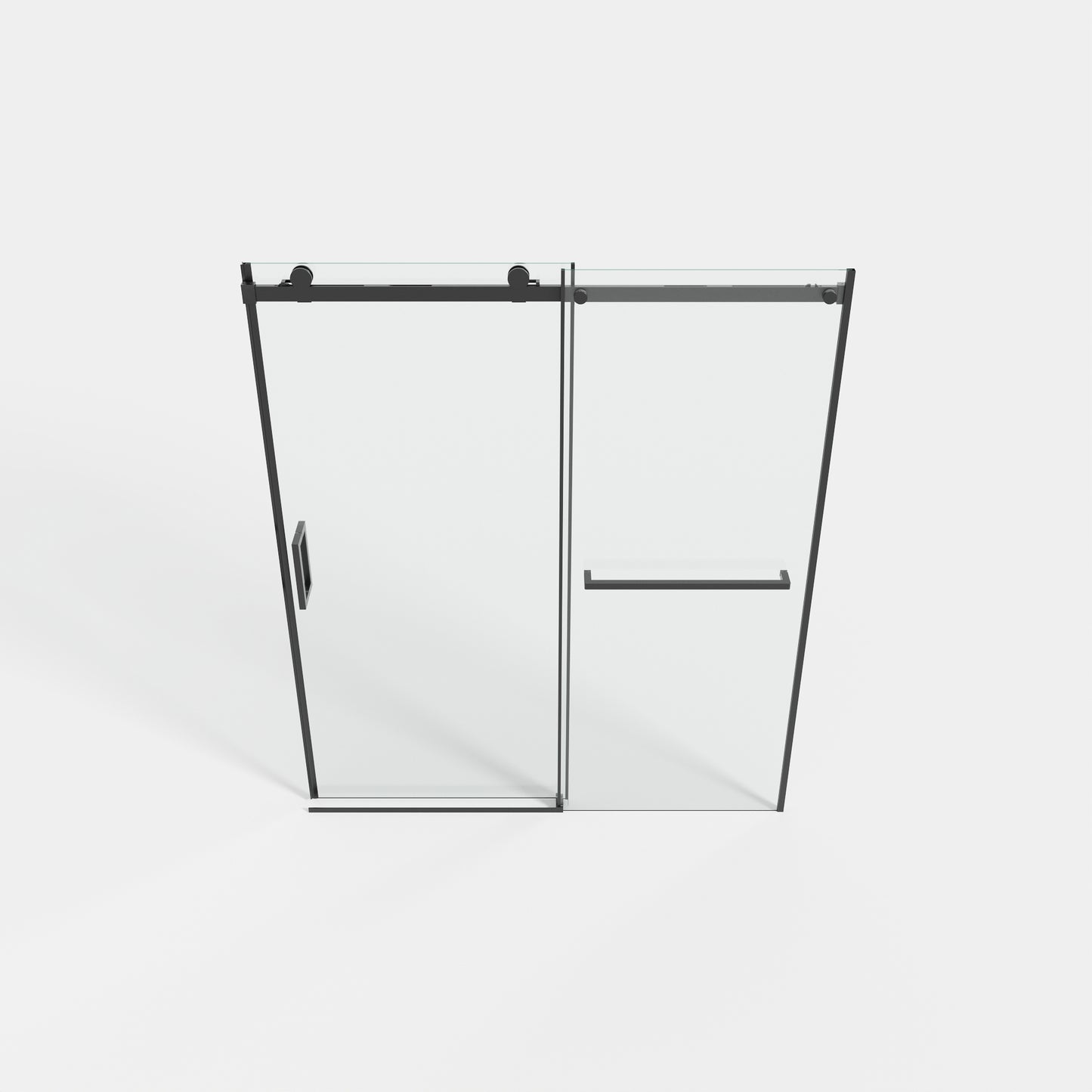 56-60" x 72" Single Sliding Shower Door with Tempered Glass Durable & Waterproof Perfect for Bathrooms