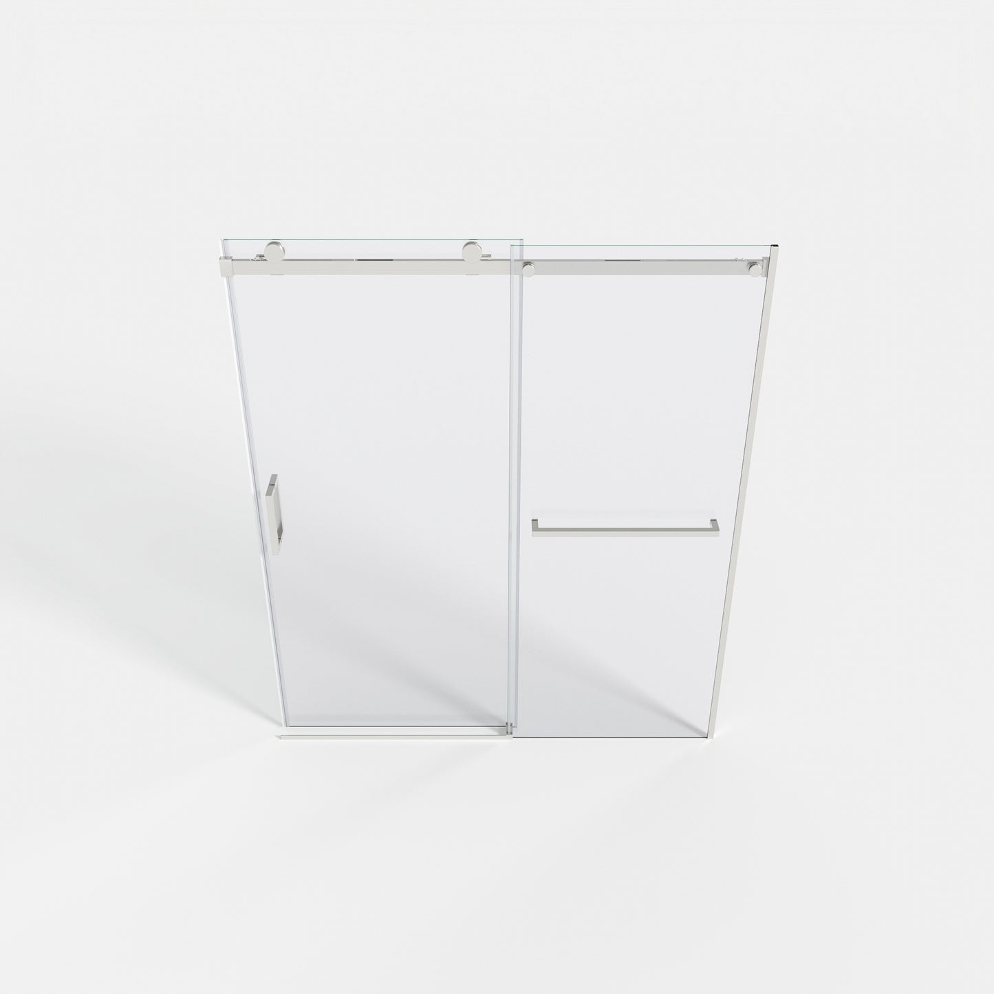 56-60" x 72" Single Sliding Shower Door with Tempered Glass Durable & Waterproof Perfect for Bathrooms