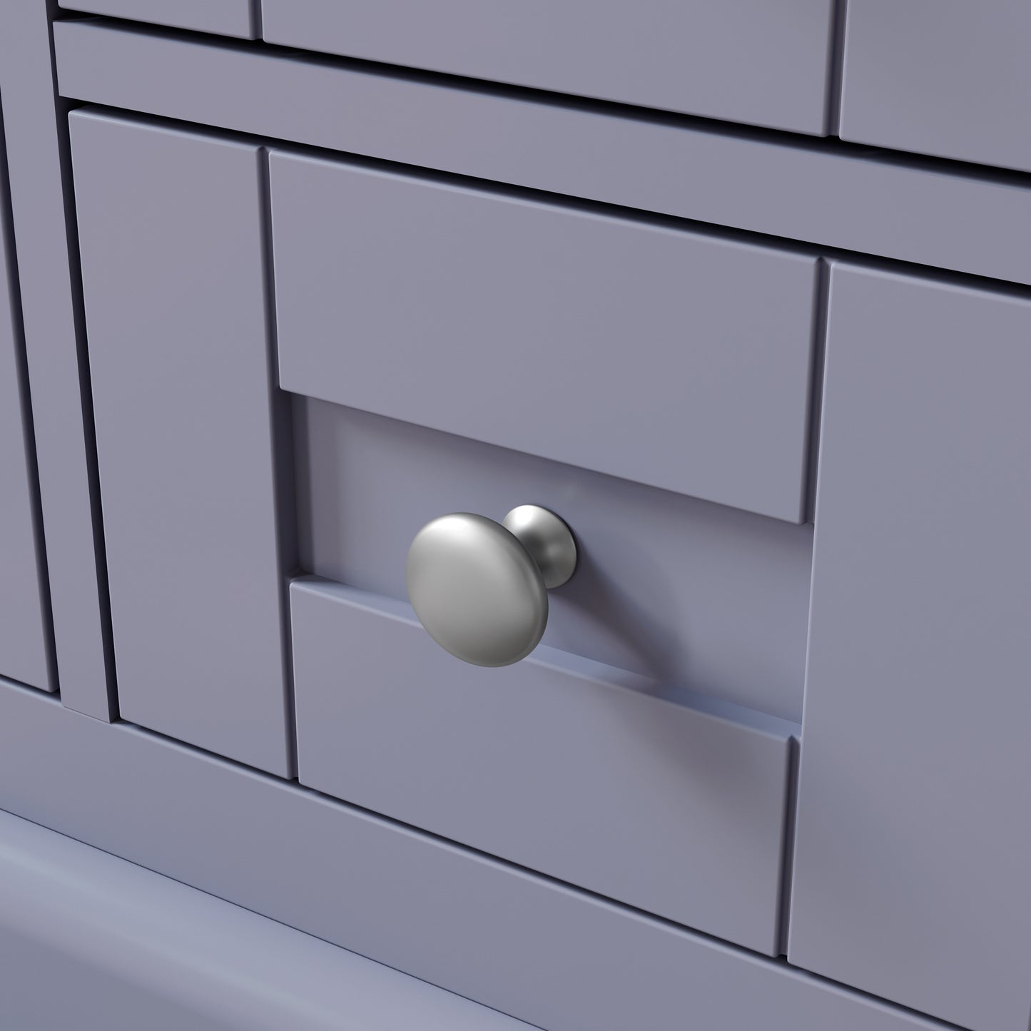 Solid Wood Frame Bathroom Vanity with Spacious Storage