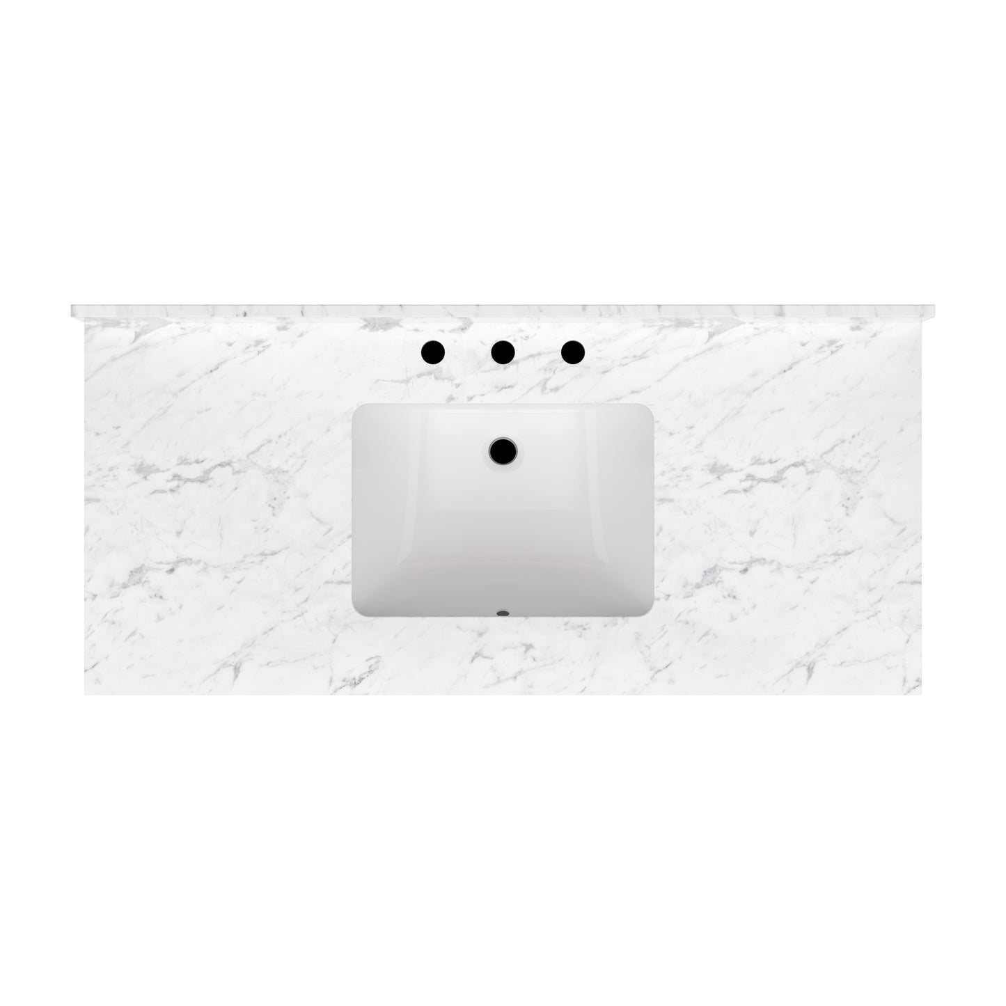 Solid Wood Frame Bathroom Vanity with Spacious Storage