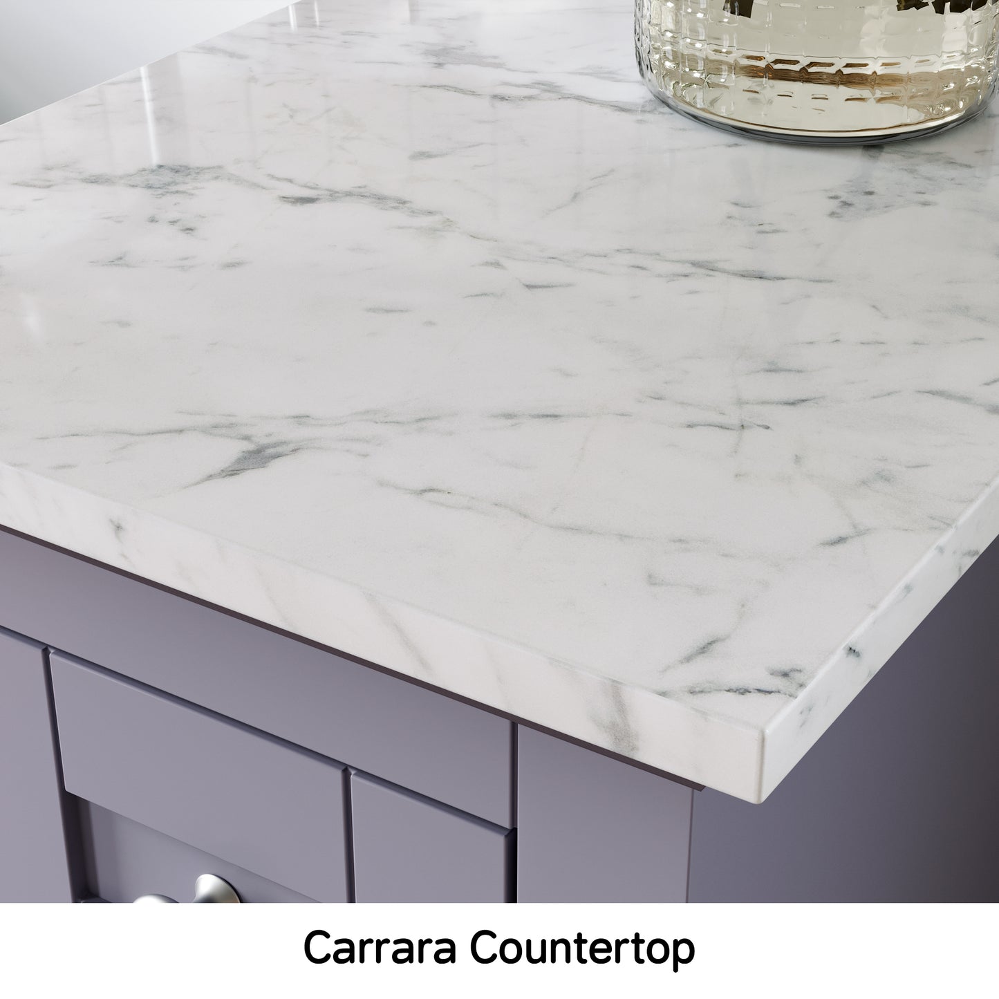 Solid Wood Frame Bathroom Vanity with Spacious Storage