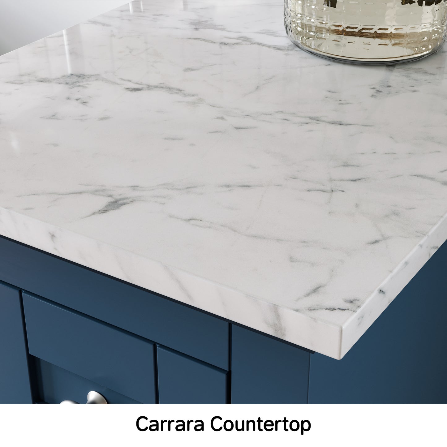 Solid Wood Frame Bathroom Vanity with Spacious Storage