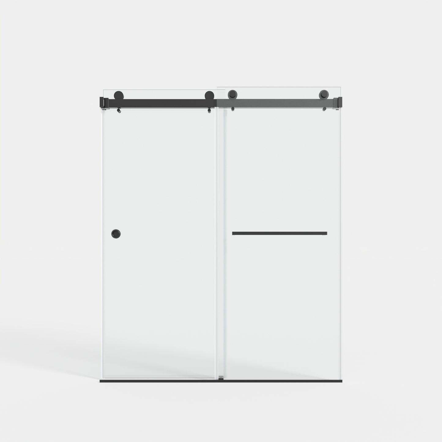 55-59" x 72" Double Sliding Shower Door with Tempered Glass Durable & Waterproof Perfect for Bathrooms