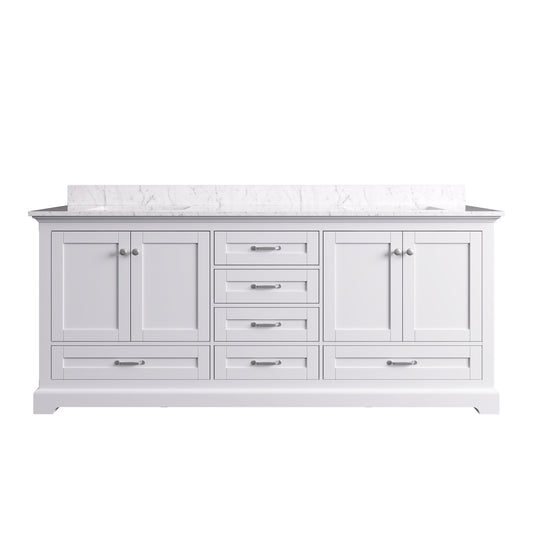 Solid Wood Frame Bathroom Vanity with Spacious Storage