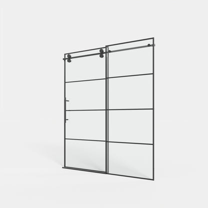 56-60" x 72" Single Sliding Shower Door with Tempered Glass Durable & Waterproof Perfect for Bathrooms