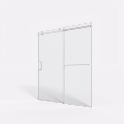 56-60" x 72" Single Sliding Shower Door with Tempered Glass Durable & Waterproof Perfect for Bathrooms