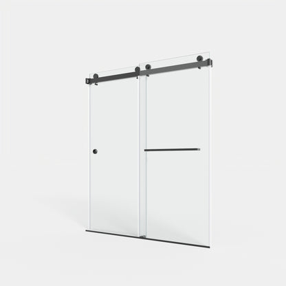 55-59" x 72" Double Sliding Shower Door with Tempered Glass Durable & Waterproof Perfect for Bathrooms