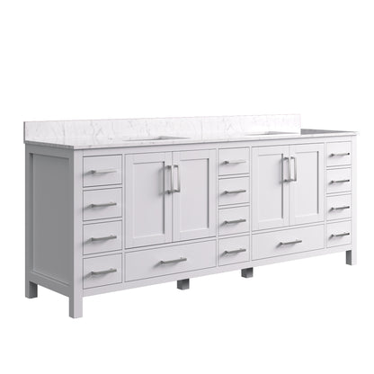 Solid Wood Frame Bathroom Vanity with Spacious Storage