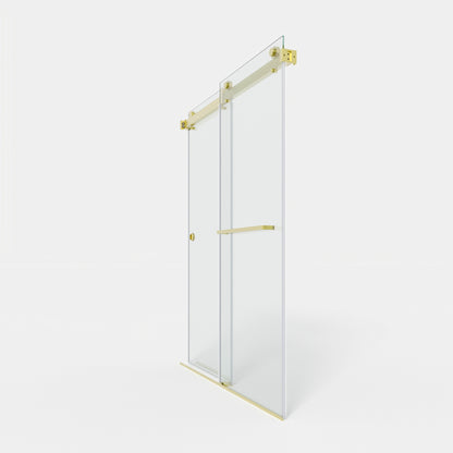 55-59" x 72" Double Sliding Shower Door with Tempered Glass Durable & Waterproof Perfect for Bathrooms