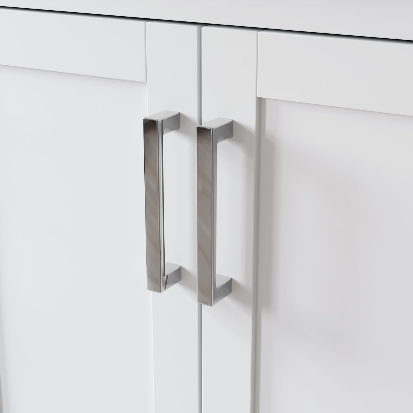 Solid Wood Frame Bathroom Vanity with Spacious Storage