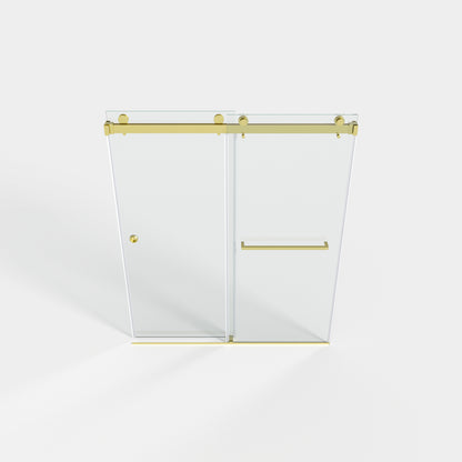 55-59" x 72" Double Sliding Shower Door with Tempered Glass Durable & Waterproof Perfect for Bathrooms