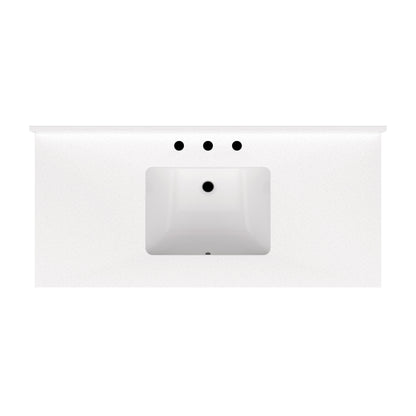 Solid Wood Frame Bathroom Vanity with Spacious Storage