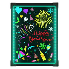 Load image into Gallery viewer, Woodsam 16 x 12 inches Dry Erase Led Board Neon Message Drawing Learning Sign Board for Kids