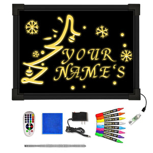 Christmas Holiday Personalized Your Name Neon Sign for Bedroom Custom Name Light Up Sign Cool Stuff