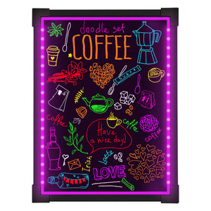 LED Message Writing Board Illuminated Sign