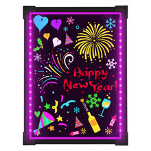 Load image into Gallery viewer, Woodsam 16 x 12 inches Dry Erase Led Board Neon Message Drawing Learning Sign Board for Kids