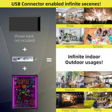 Load image into Gallery viewer,  LED Message Writing Board Illuminated Sign