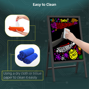 LED Board Illuminated Neon Sandwich Sign